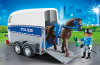 Playmobil - 6875 - Mounted police with trailer