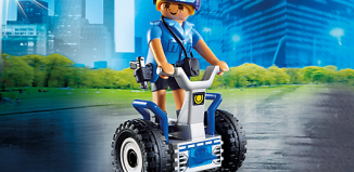 Playmobil - 6877 - Polizistin mit Balance-Racer