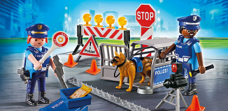 Playmobil - 6878 - Polizei-Straßensperre