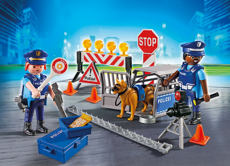 Playmobil - 6878 - Polizei-Straßensperre