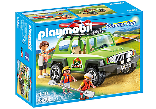 Playmobil 6889 - 4x4 car camping and canoe - Box