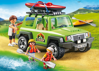 Playmobil - 6889 - 4x4 car camping and canoe
