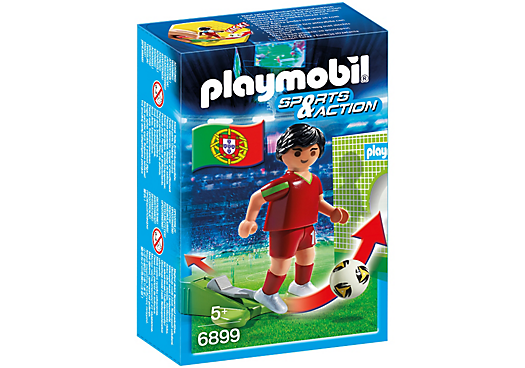 Playmobil 6899 - Football player - Portugal - Box