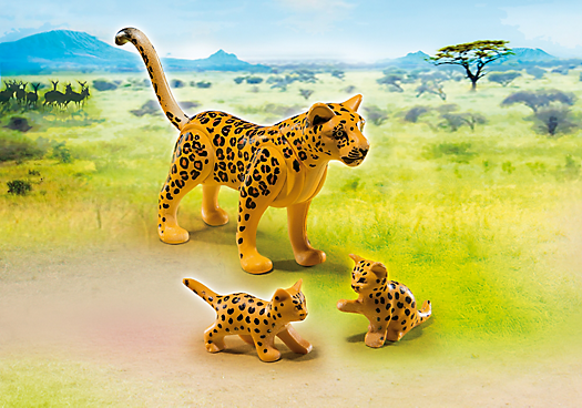 Playmobil 6940 Leopard mit Babys NEUHEIT 2016 OVP 
