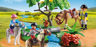 Playmobil - 6947 - Cavaliers avec poneys et cheval