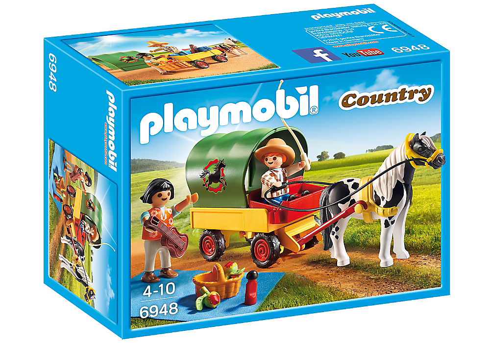 PLAYMOBIL® Country 6948 Ausflug mit Ponywagen 