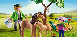 Playmobil - 6949 - Vétérinaire avec enfant et poneys