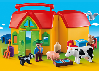 Playmobil - 6962 - Ferme transportable avec animaux