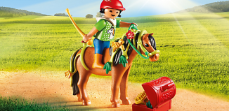 Playmobil - 6968 - Groomer with Bloom Pony