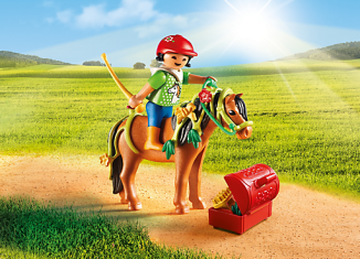 Playmobil - 6968 - Niña amazona con pony