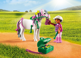 Playmobil - 6969 - Niña amazona con pony