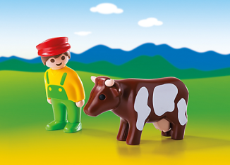 Playmobil - 6972 - Farmer with cow