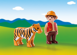 Playmobil - 6976 - Gamekeeper with Tiger