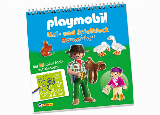 Playmobil - 80236-ger - Mal- und Spielblock Bauernhof - Detail Playmobil - 80236-ger - Mal- und Spielblock Bauernhof