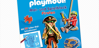 Playmobil - 80237-ger - Mal- und Spielblock Piraten