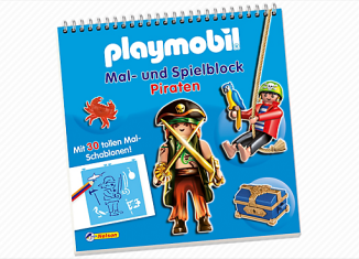 Playmobil - 80237-ger - Mal- und Spielblock Piraten