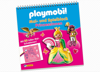 Playmobil - 80238-ger - Mal- und Spielblock Prinzessinnen