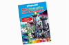 Playmobil - 80442-ger - Mein Drachenritter Mal- und Rätselspaß