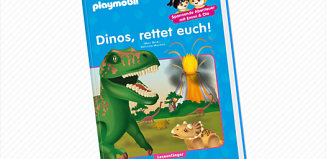 Playmobil - 80702-ger - Erstlesebuch: Dinos, rettet euch!