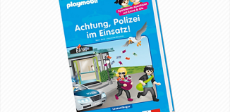 Playmobil - 80704-ger - Erstlesebuch: Achtung, Polizei im Einsatz!
