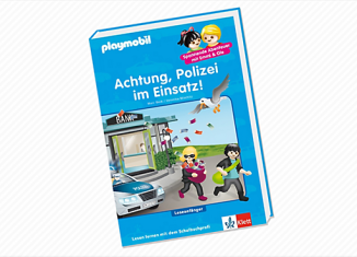 Playmobil - 80704-ger - Erstlesebuch: Achtung, Polizei im Einsatz!