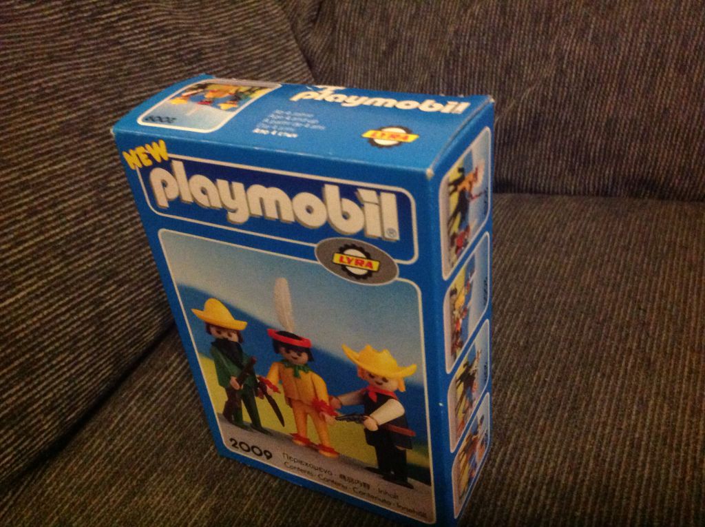 Playmobil 2009-lyr - Cowboy, mexican and indian - Box