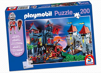 Playmobil - 80147 - Puzzle Fortaleza de los Dragones