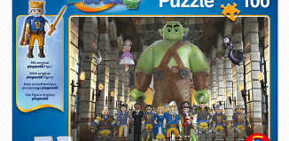 Playmobil - 80707 - Puzzle Super4 - Kingsland mit 100 Teilen und Königs-Figur