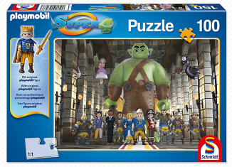 Playmobil - 80707 - Puzzle Super4 - Kingsland - Detail Playmobil - 80707 - Puzzle Super4 - Kingsland