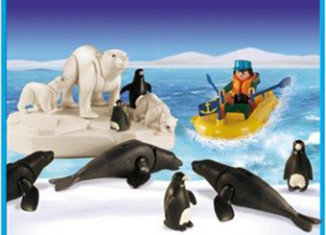 Playmobil - 1-9512-ant - polar eplorer with sea animals