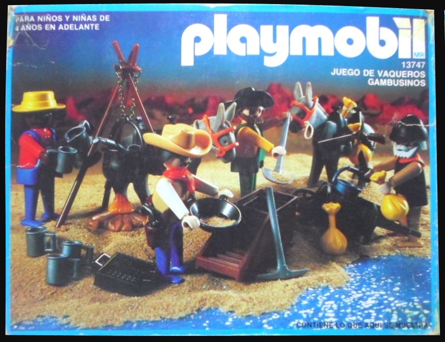 Playmobil 13747-aur - Goldwäscher mit Lagerfeuer - Box