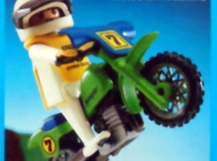 Playmobil - 13301-aur - motocross