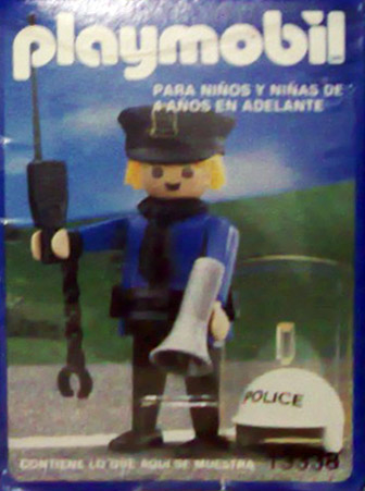 Playmobil 13338-aur - policeman - Box