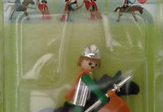 Playmobil - 1713v2-pla - Green Knight with horse