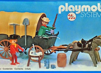 Playmobil - 23.24.3-trol - Siedler mit Planwagen
