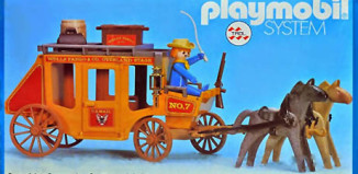 Playmobil - 23.24.5-trol - Yellow stagecoach