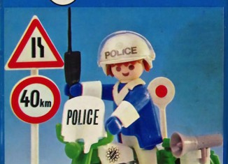 Playmobil - 23.57.2-trol - policeman with motorcycle
