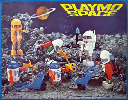 Playmobil 23.74.1-trol - astronauts and robots - Box