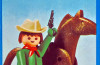 Playmobil - 23.34.2-trol - Green Cowboy with Horse
