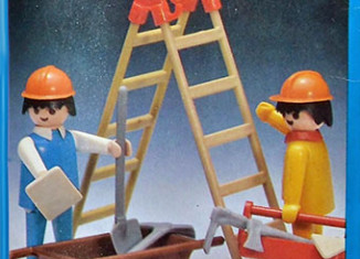 Playmobil - 23.81.8-trol - construction workers with scaffold