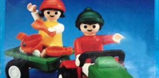 Playmobil - 13594-aur - children with tractor