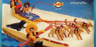 Playmobil - 3466-lyr - kayak and dog sled