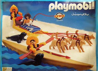 Playmobil - 3466-lyr - Kajak mit Hundeslitten