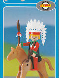 Playmobil - 1024-lyr - Indian Chief with horse