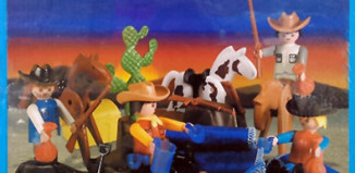 Playmobil - 1-9513-ant - Cowboys am Lager