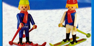 Playmobil - 1-3505-ant - 2 skiers