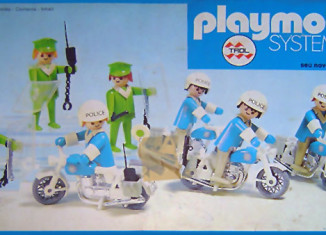 Playmobil - 23.40.1-trol - 7 policemen with motorbikes