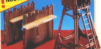 Playmobil - 7217 - Fort-Wände mit Turm für Fort Eagle (3023)