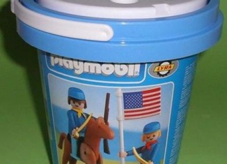 Playmobil - 2114-lyr - Jinete y soldado estadounidense con bandera