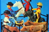 Playmobil - 23.48.4-trol - 4 cowboys with cattle